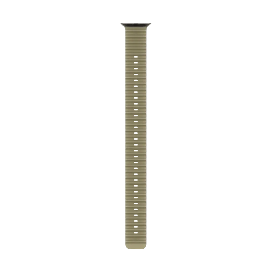 Curea Apple Ocean Band Extension pentru Apple Watch, 44/45/46/49 mm, Translucent Kelp – photo