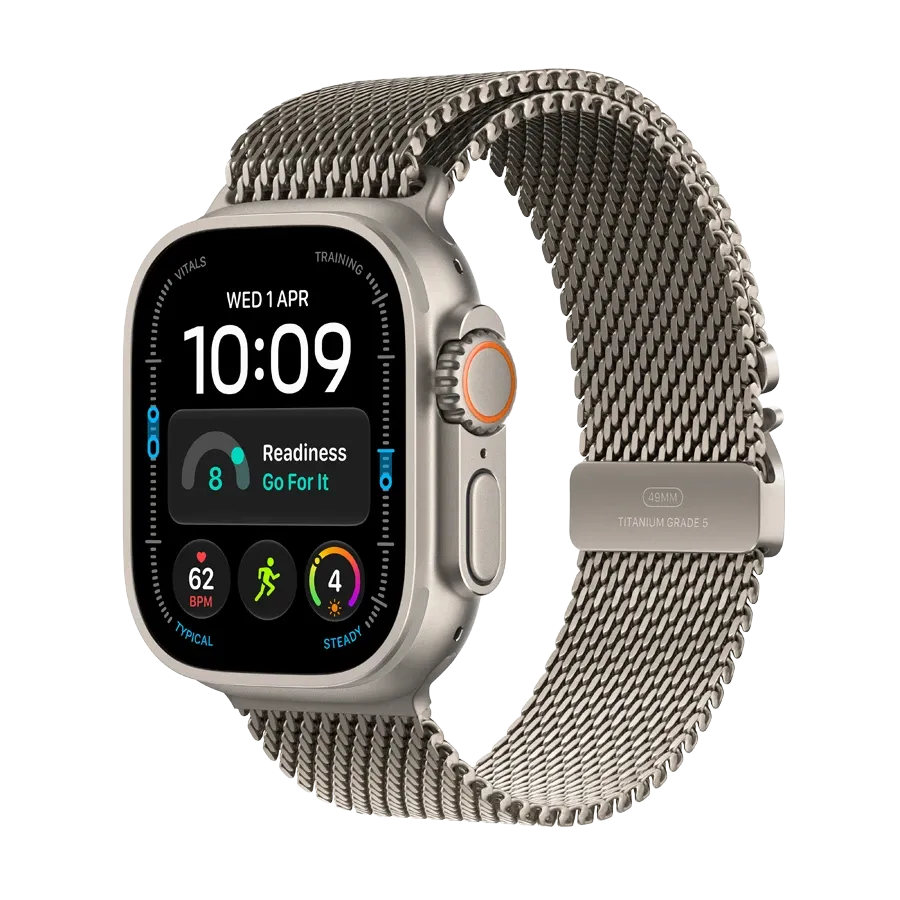 Apple Watch Ultra 4, 49mm, Milan kəmər "Natural Titanium", L, Natural – photo 1