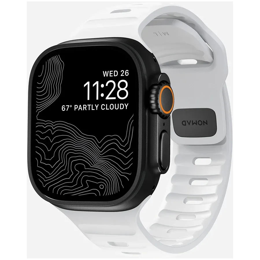NOMAD Ремінець Sport Band Білий за Apple Watch 44 mmApple Watch 45 mmApple Watch 46 mmApple Watch 49 mm 46/49 mm – photo 1