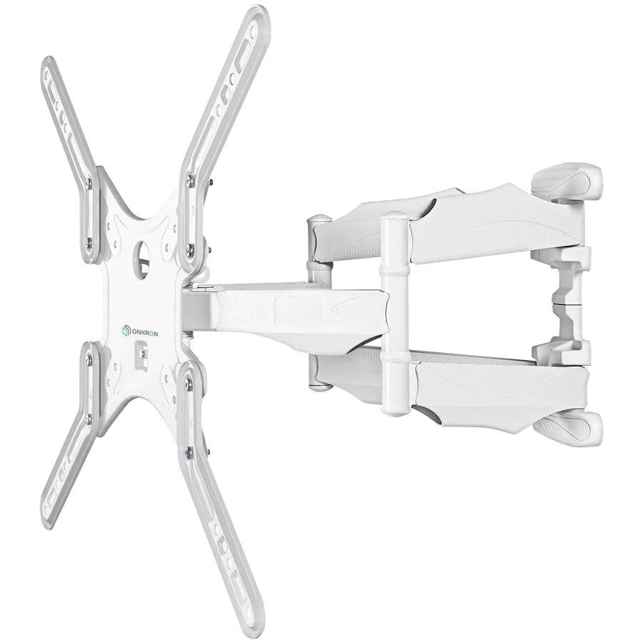 ONKRON Monitor desk mount for 37” – 70 Inch LCD LED OLED Screens, White