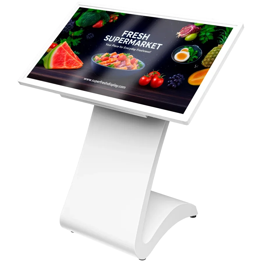 43" Indoor Digital Signage 4K Tilted Totem Prestigio Solutions