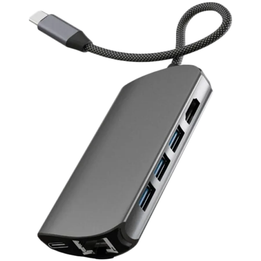 VLP Infinity USB-C Hub 8 в 1, Գրաֆիտ – photo