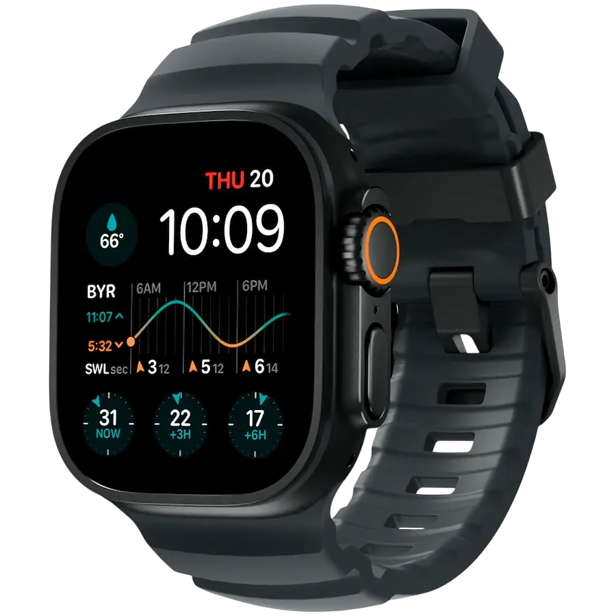 NOMAD Rocky Point Band for Apple Watch 42/44/45/46/49 mm, Storm/Natural – photo 1