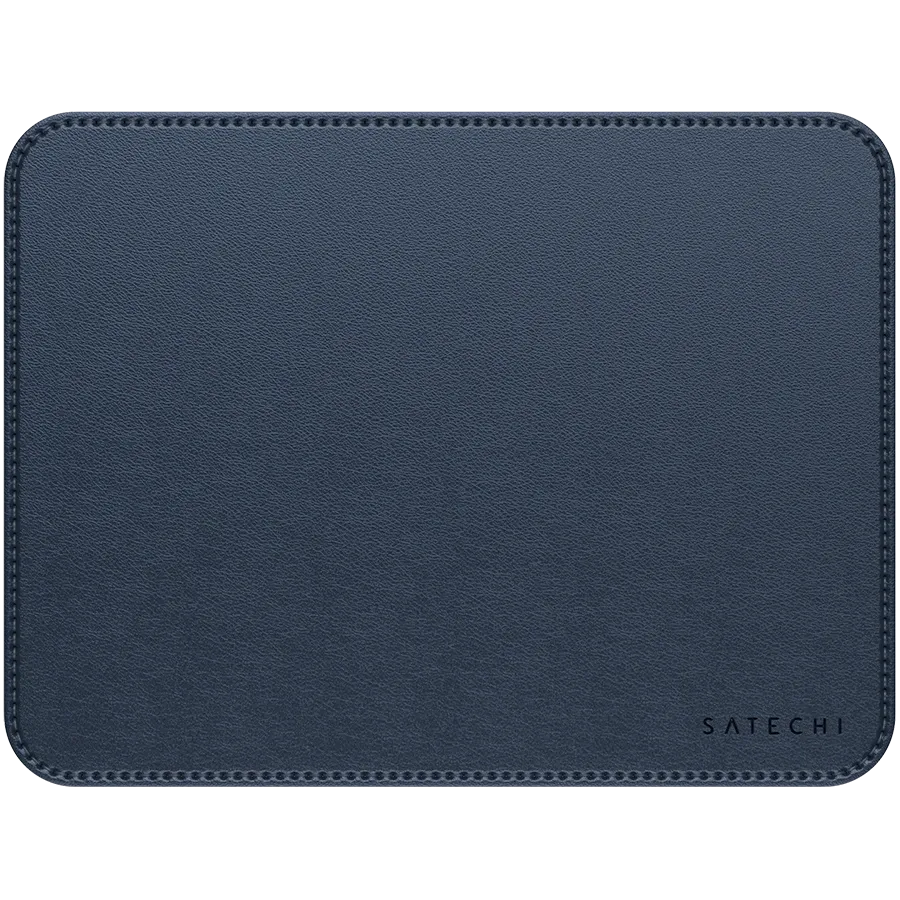 SATECHI Vegan-Leather Premium Mouse Pad, Blue – photo 1