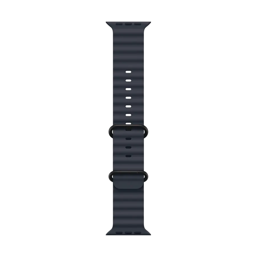 Apple 49mm Ocean Band - Black Titanium Finish Ремінець for Apple Watch 44/45/46/49 mm, Темно-синій – photo 1