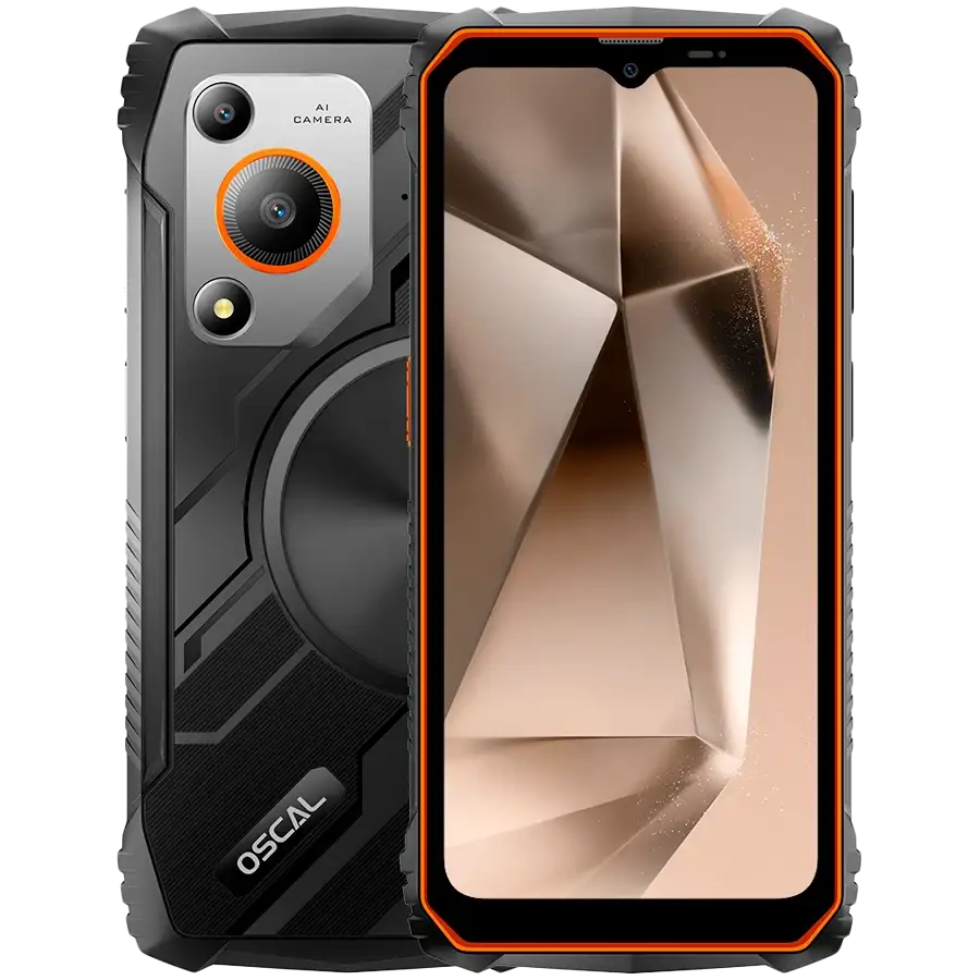 OSCAL Marine 1 rugged smartphone in orange