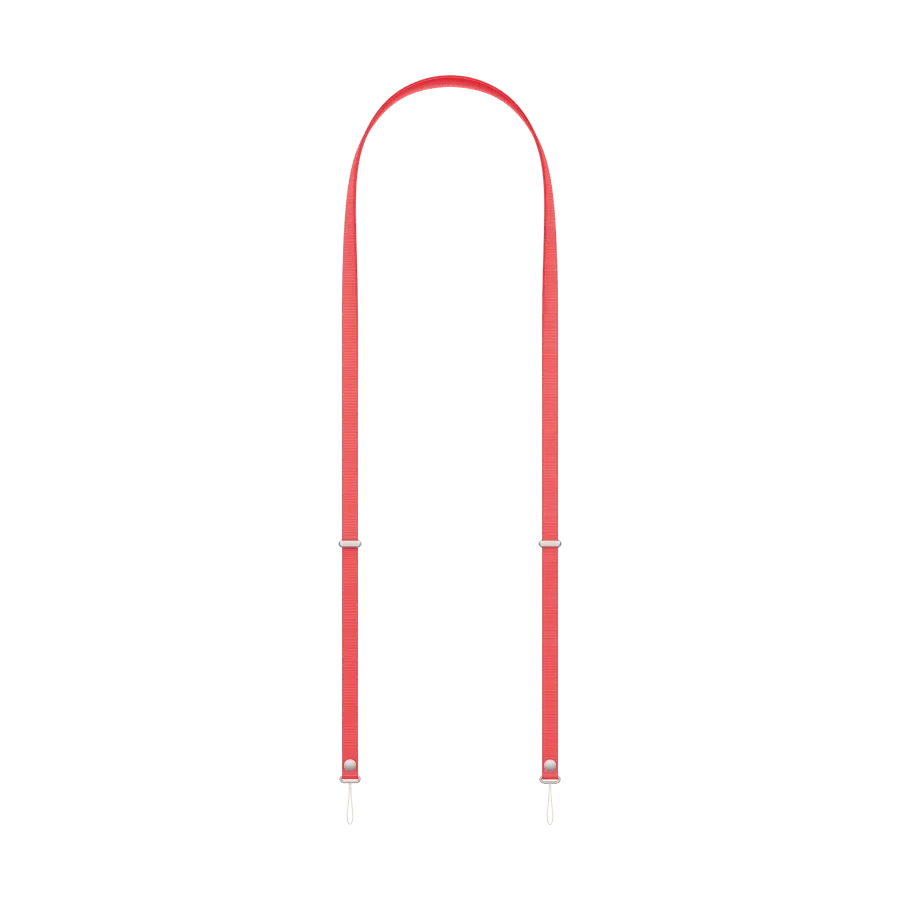 Apple Crossbody Strap, Bright Guava – photo