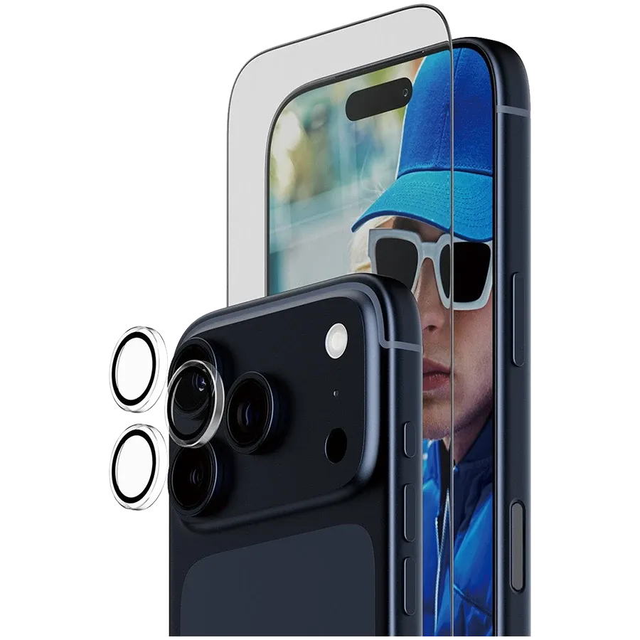 PANZERGLASS Safety Glass  for iPhone 17 Pro2-in-1 Essentials Bundle – photo