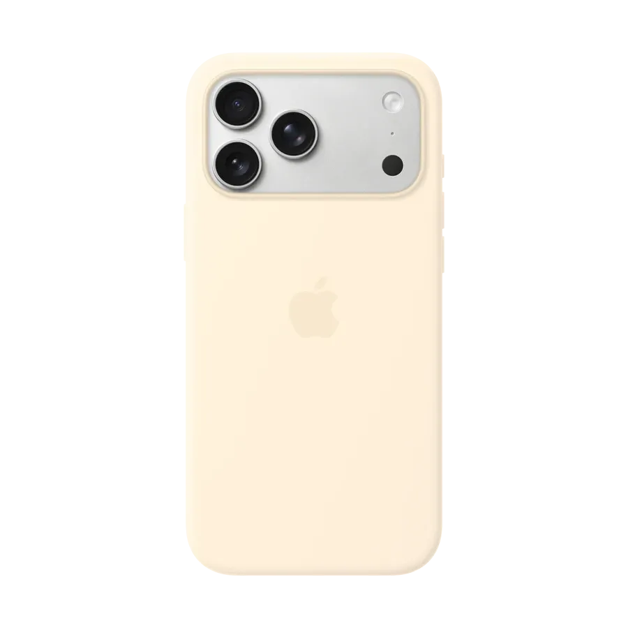 Apple Պատյան Silicone Case հետ MagSafe Vanilla for iPhone 17 Pro Max – photo