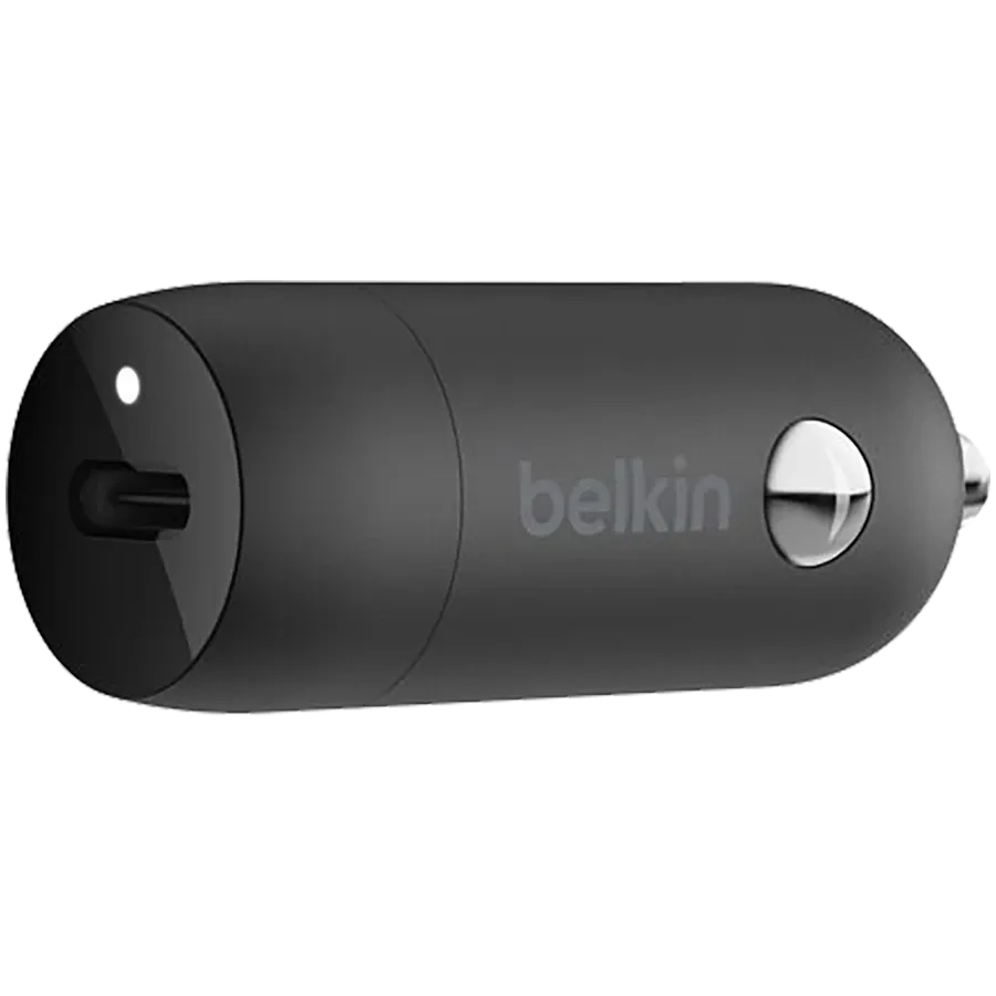 Car adapter BELKIN USB-C, 30 W, Black – photo