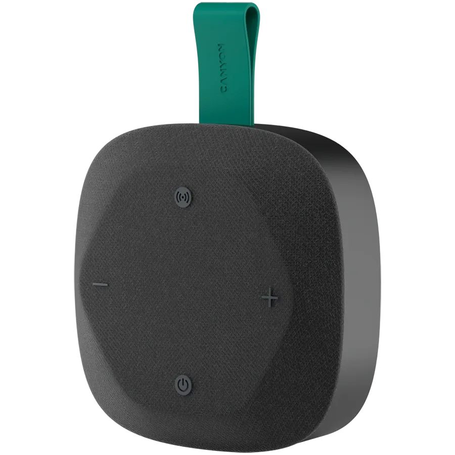 CANYON CNE-CBTSP10 Portable Speaker, Black/Green – photo 1