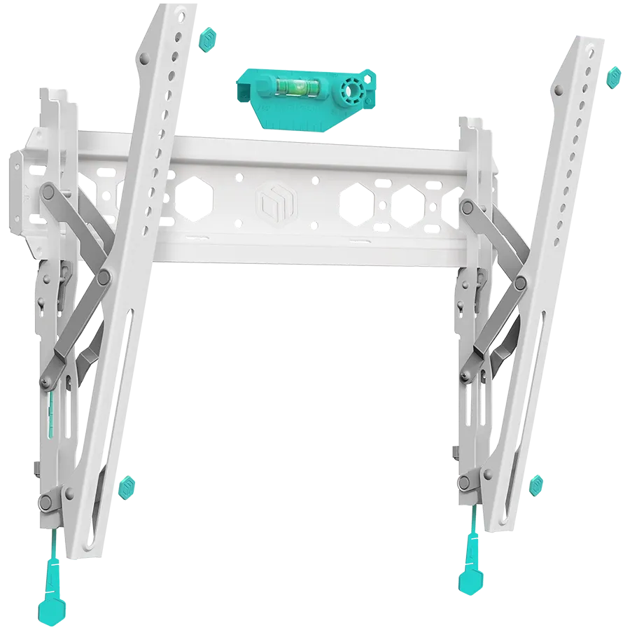 ONKRON Tilting TV Wall Mount for 35 to 65-inch Flat Panel TVs Digital Panels 60 kg TM5 White