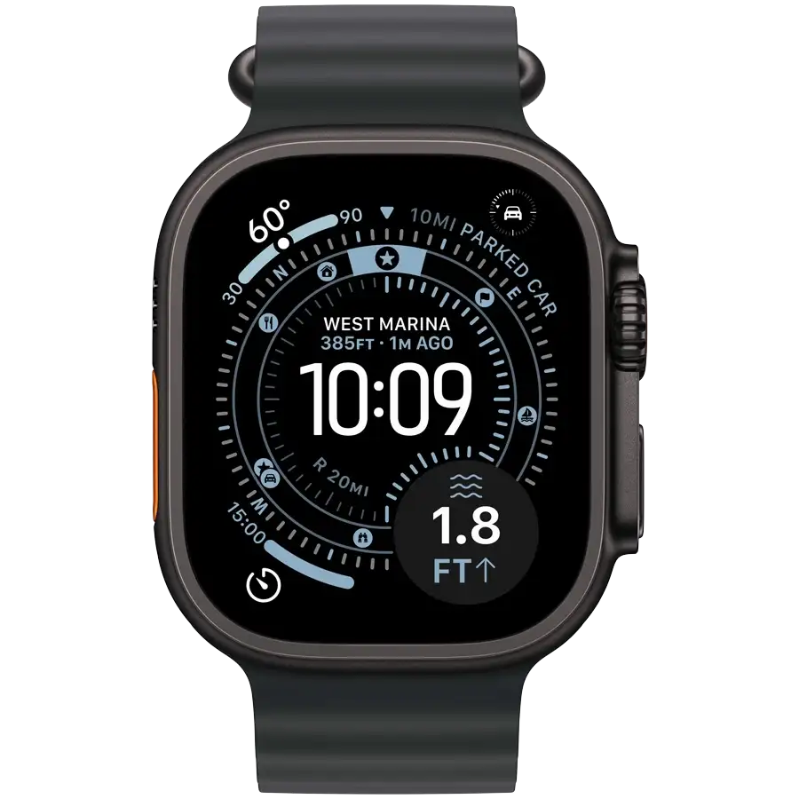 Apple Watch Ultra 3 GPS + Cellular 49mm Black Titanium Case with