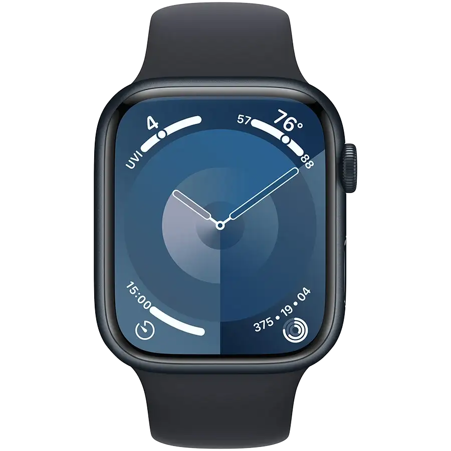 Apple Watch Series 9 GPS 45mm Midnight Aluminium Case with
