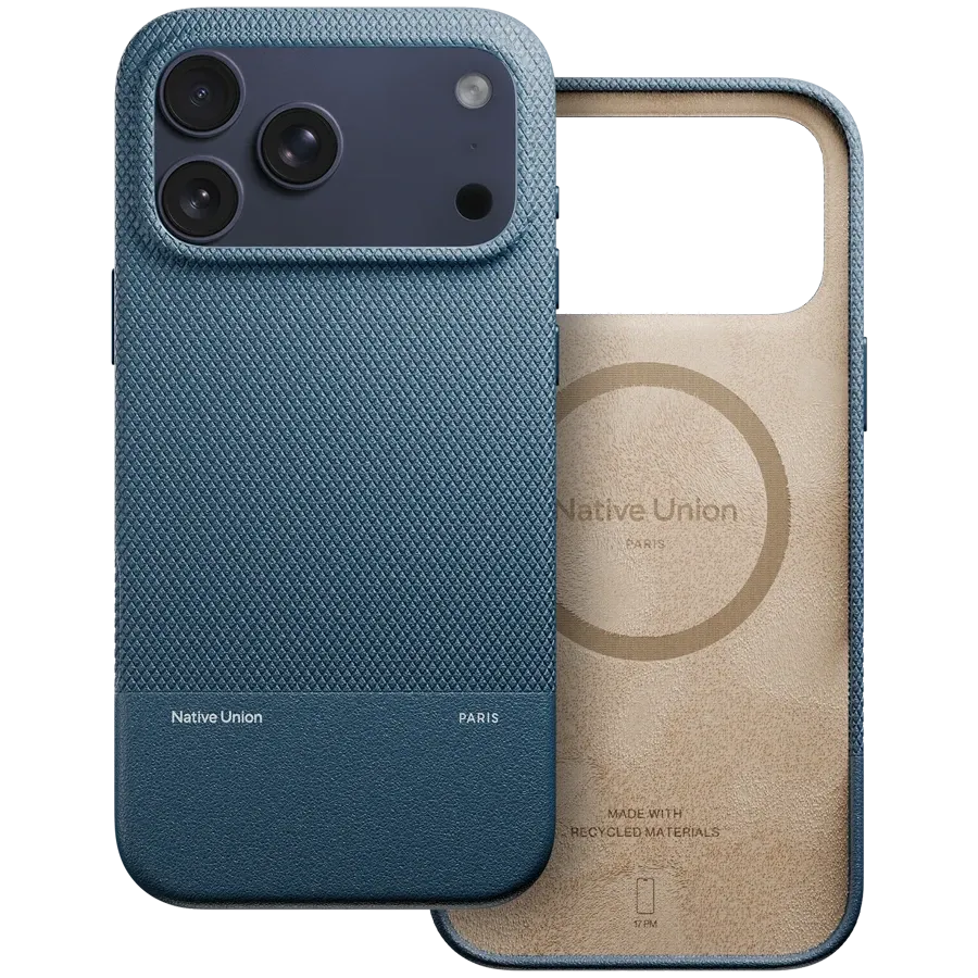 NATIVE UNION Чехол (RE)Classic с MagSafe Тёмно-синий для iPhone 17 Pro Max – photo