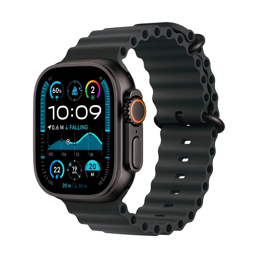 Apple Watch Ultra 2 2024,  Black Ocean Band, 49mm, Black Titanium – photo 1