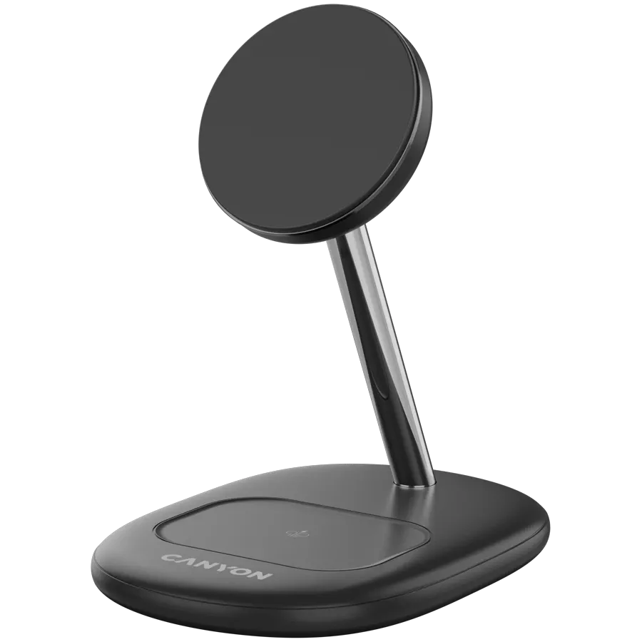 Wireless charger CANYON WCS-205, 15 W, Black – photo 1
