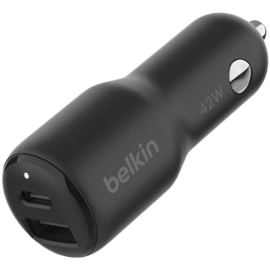 BELKIN Car Adapter 2*USB/USB-C, 42 W – photo 1