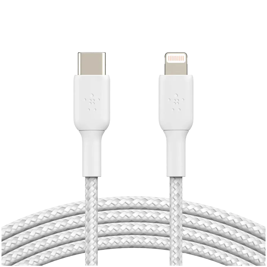 BELKIN Кабель USB-C на Lightning , Белый, 2м – photo