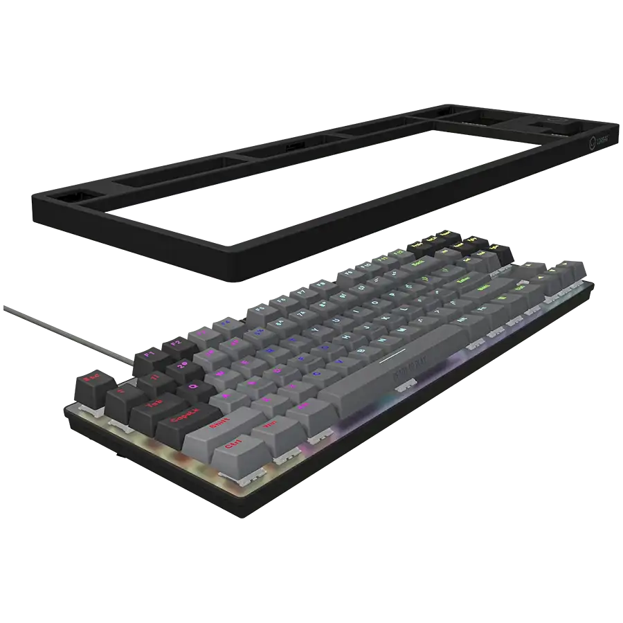 LORGAR Azar 514TKL, Wired RGB mechanical gaming keyboard, black