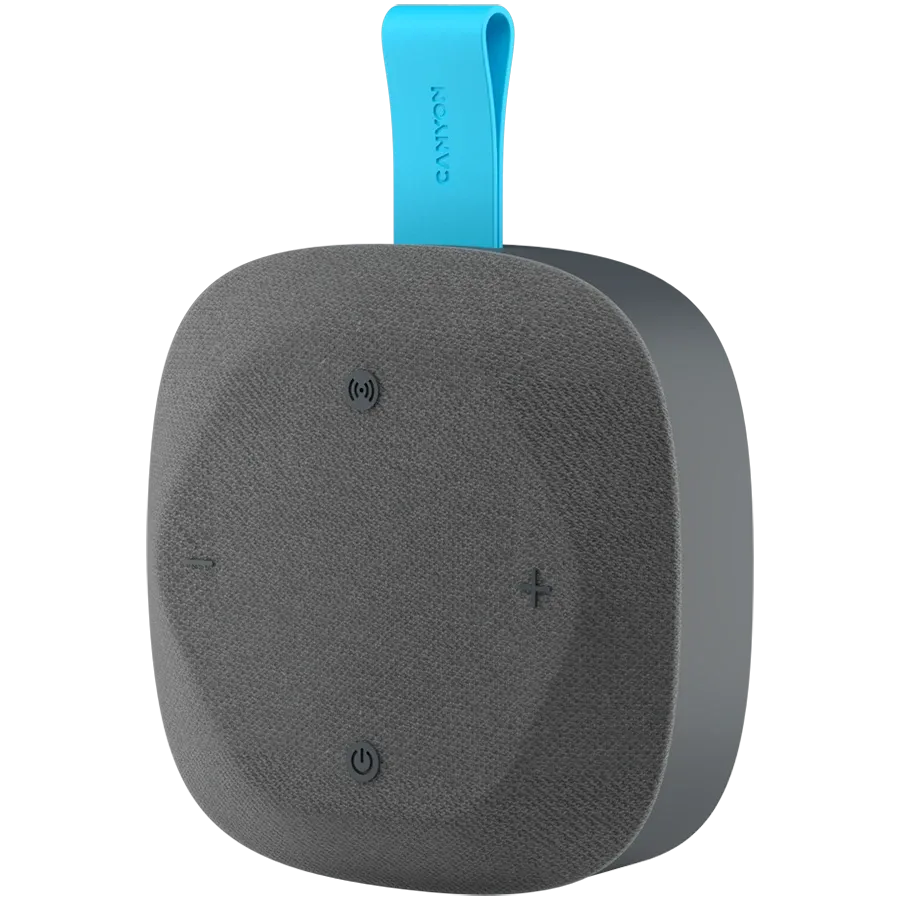 CANYON CNE-CBTSP10 Portable Speaker, Gray/Blue – photo 1