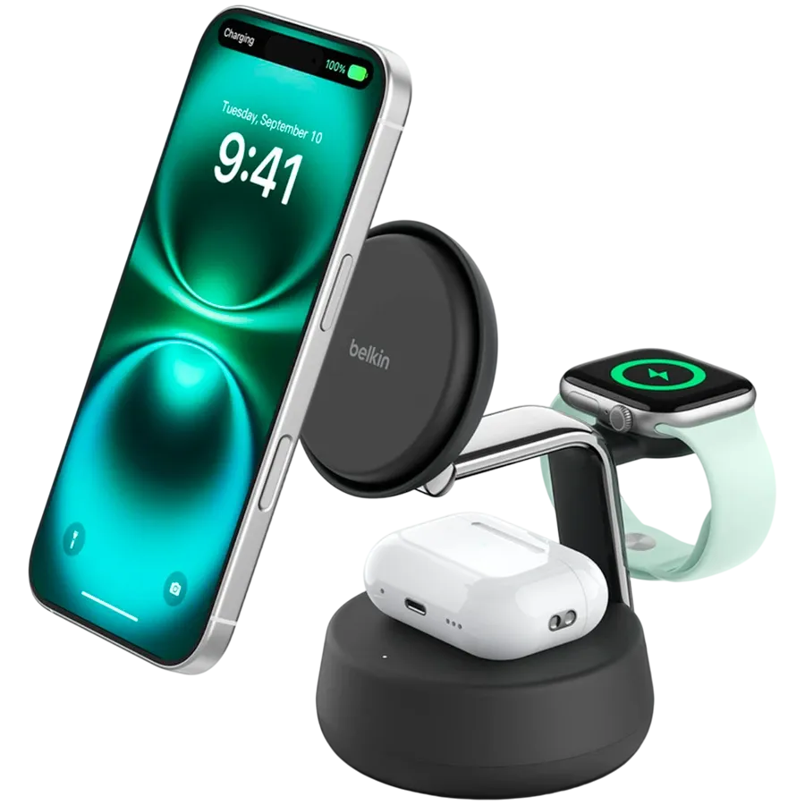 BELKIN Беспроводное зарядное устройство USB-C (1.5м), 25, Чёрный – photo 1