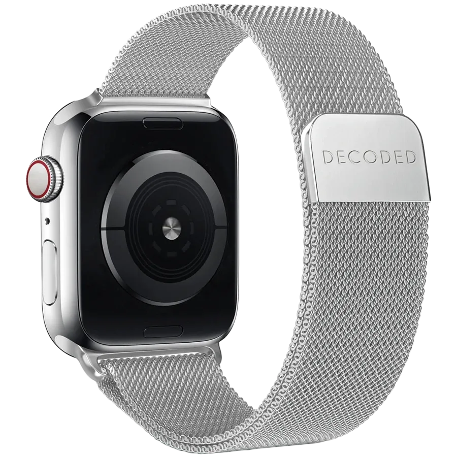 DECODED Stainless Steel Traction Strap for Apple Watch 38/40/41 mm, Silver – photo 1
