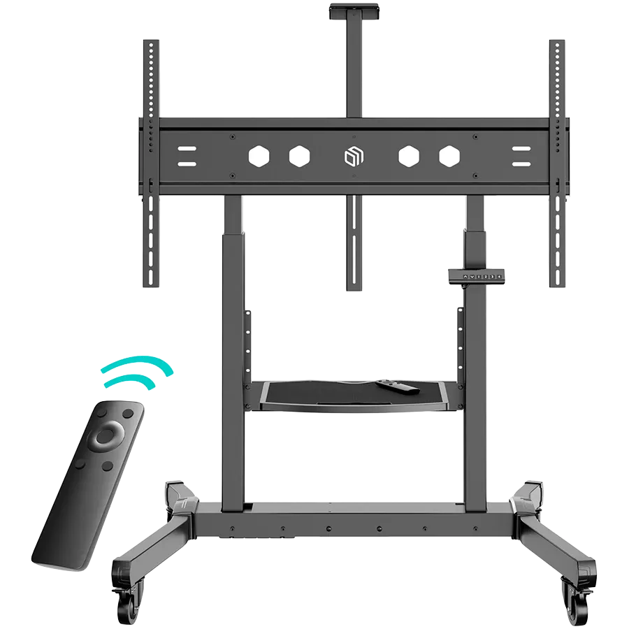 ONKRON Motorized TV Lift w/ Remote Mobile TV Stand for 50-100" TVs