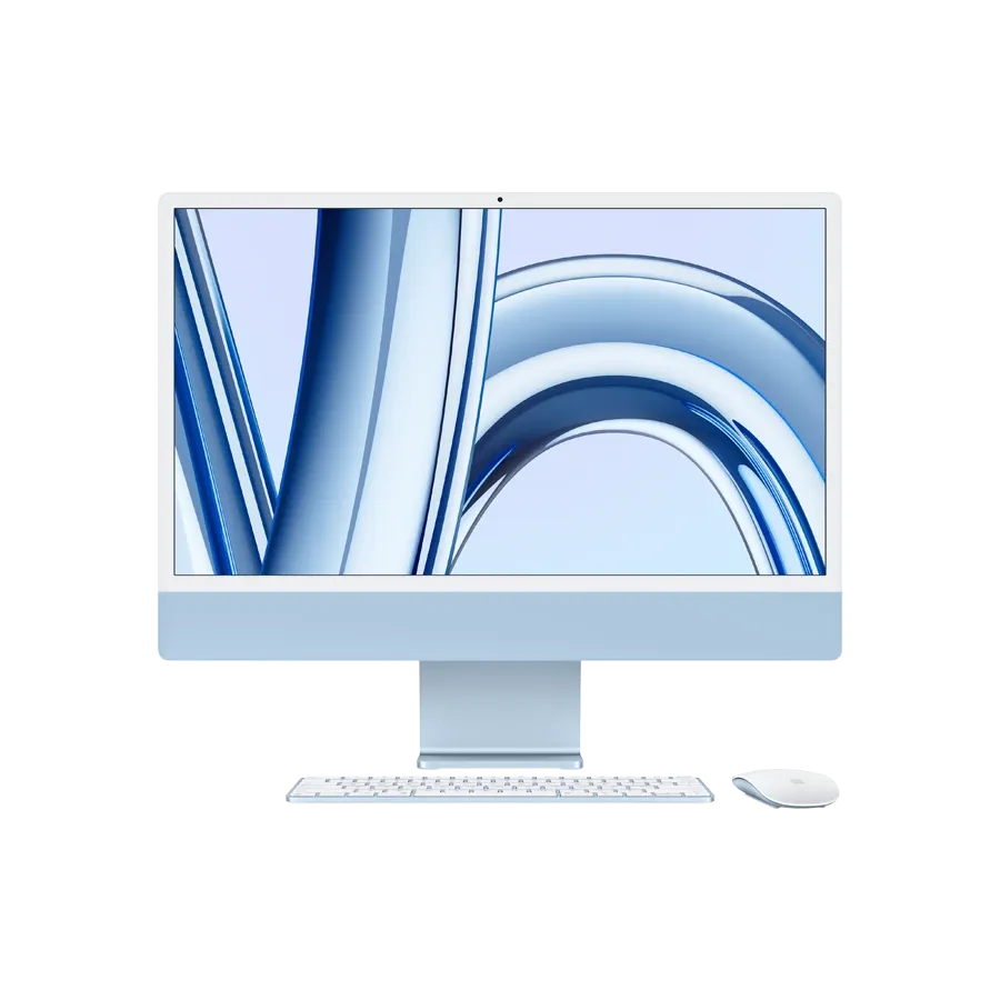 iMac 24" M3, 8C CPU 10C GPU, 8GB 512GB SSD, Blue – photo 1