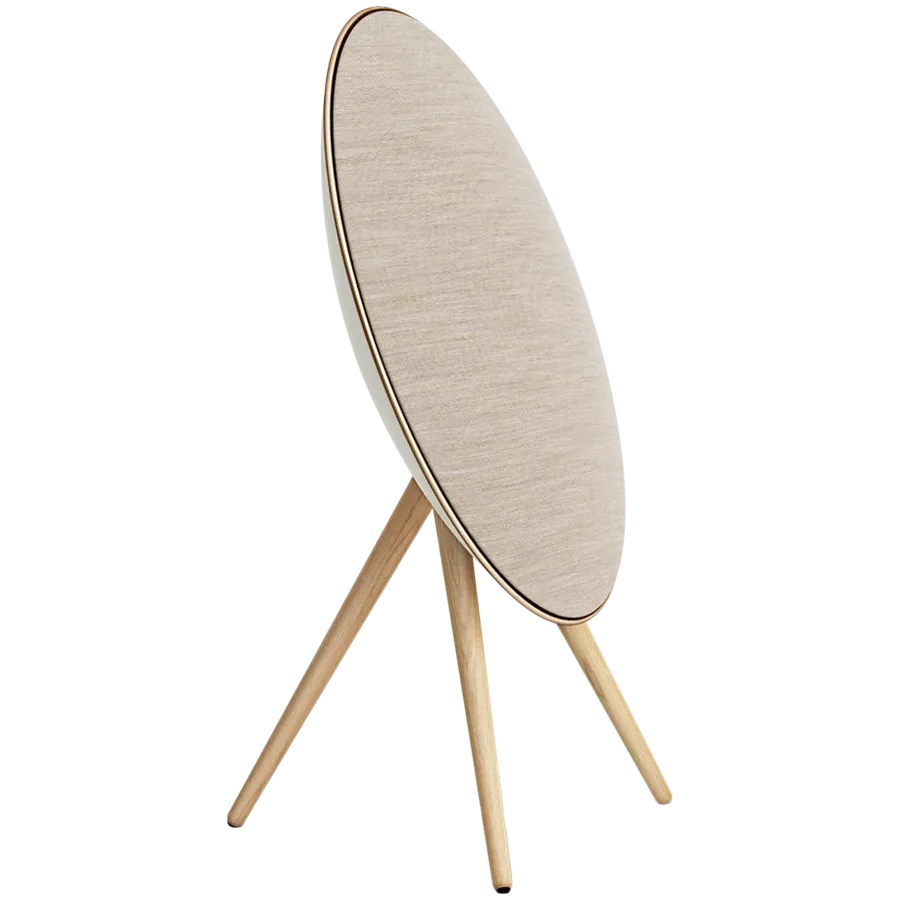 Beosound A9 5th Gen Speaker Gold Tone (Back Sand/Cover Golden/Legs