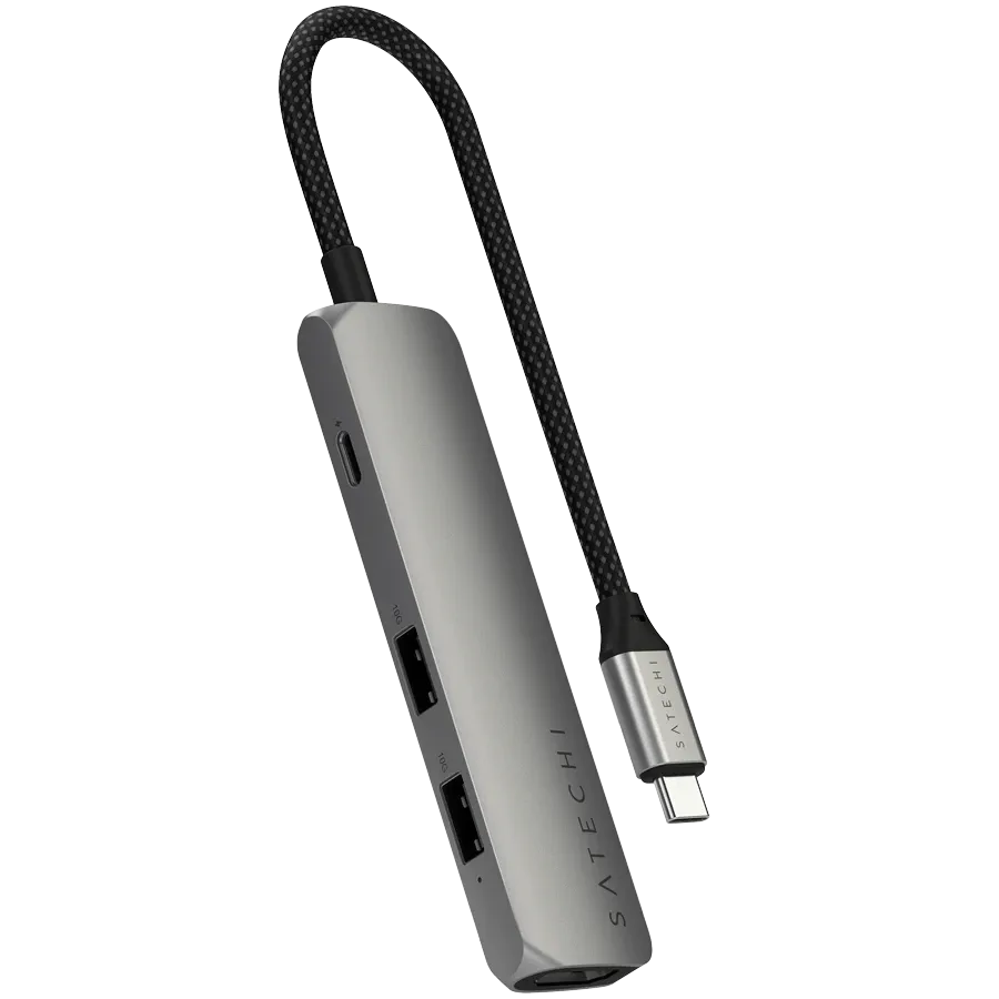 SATECHI Slim 4 Multiport, Space Gray – photo 1
