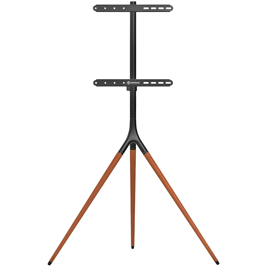 ONKRON Tripod Easel TV Stand for 32” – 65 Inch LED LCD OLED Screens up to 35 kg, Black