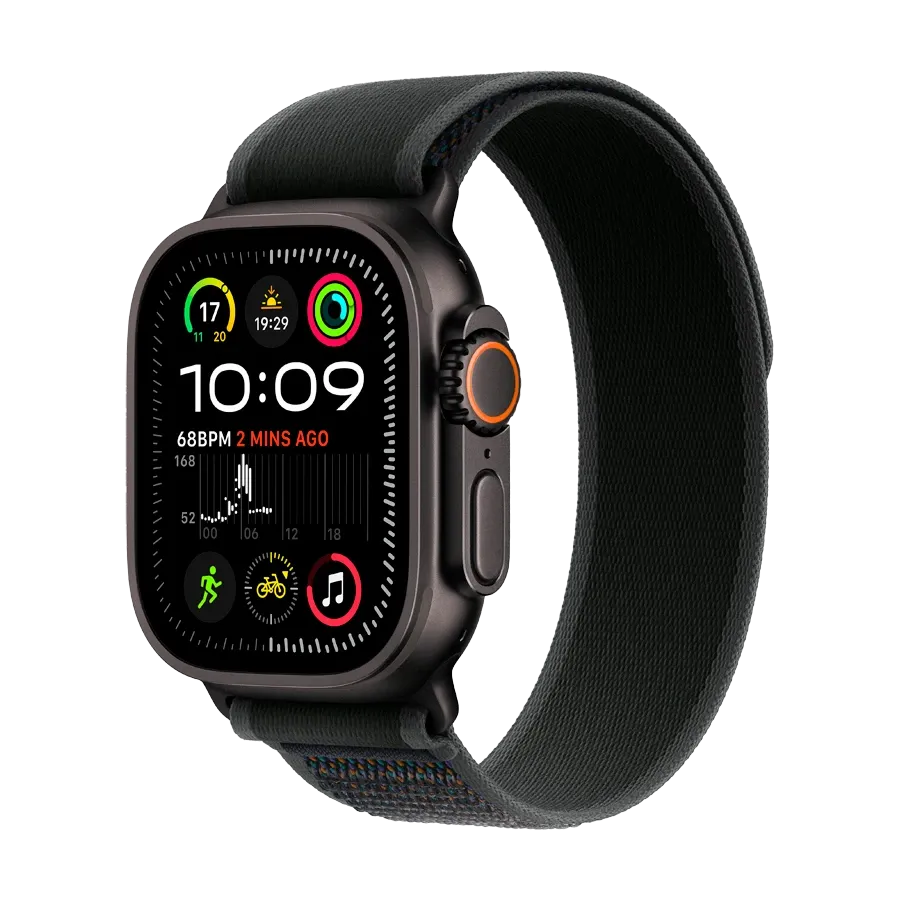 Apple Watch Ultra 2 2024, 49մմ, Smartphone - Black Titanium, Black Trail Loop, S/M – photo 1
