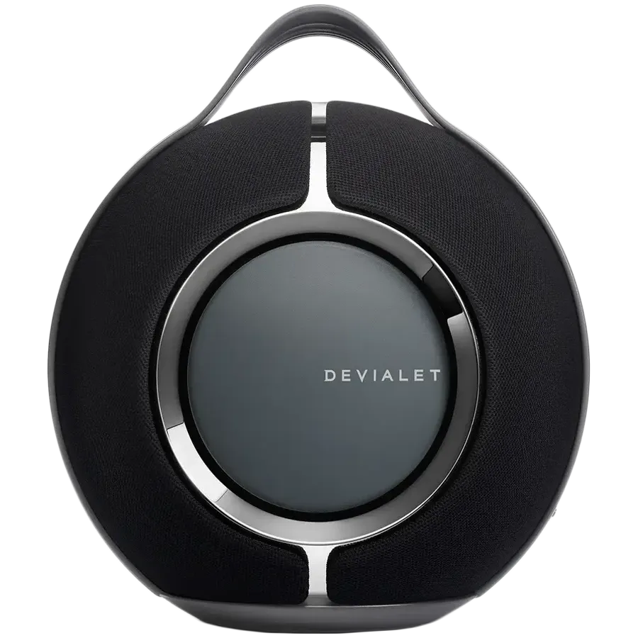 Devialet Mania Deep Black with dock