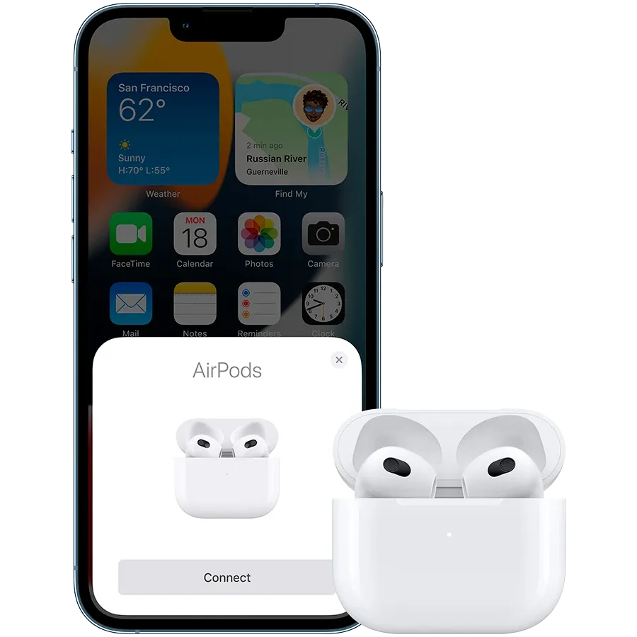 Apple AirPods (3rd generation) with Wireless Charging Case, Model