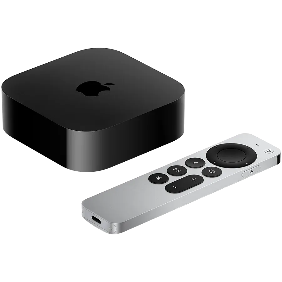 Apple TV 4K Wi‑Fi + Ethernet with 128GB storage, Model A2843