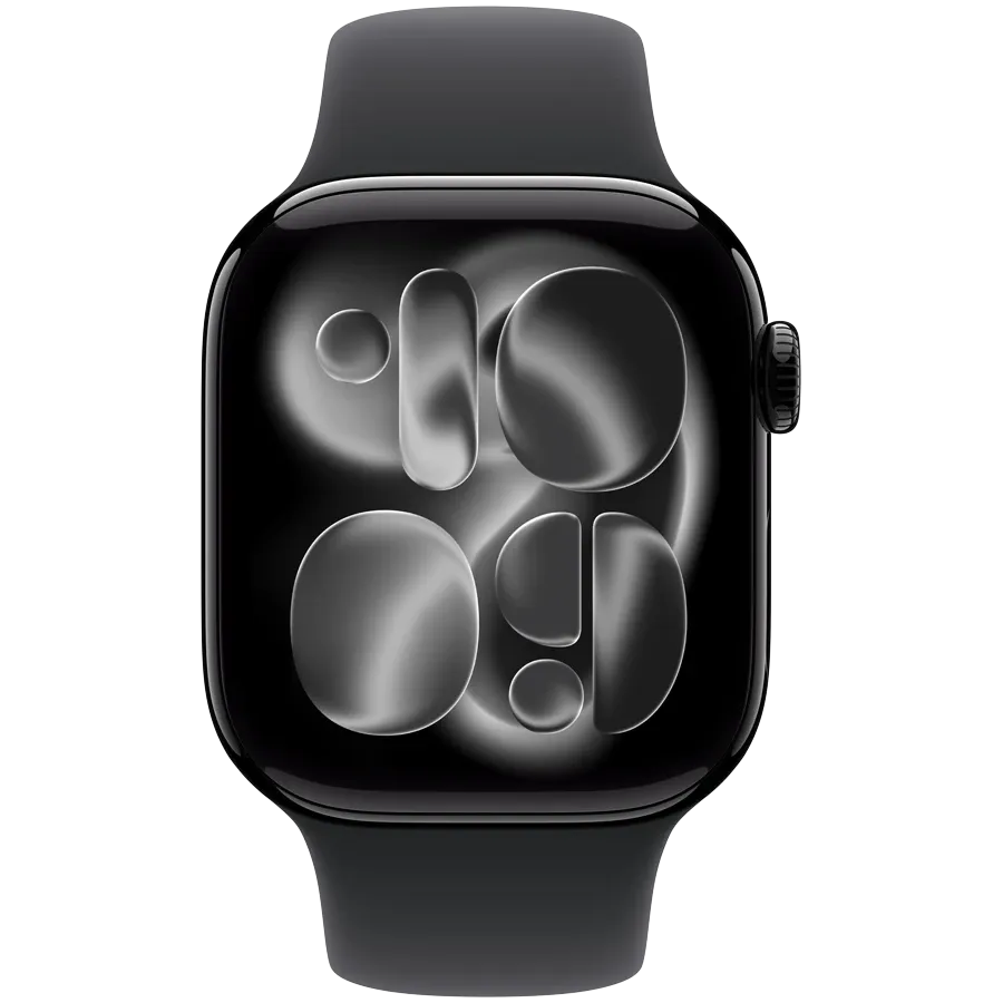 Apple Watch Series 11 GPS 42mm Jet Black Aluminium Case with Black