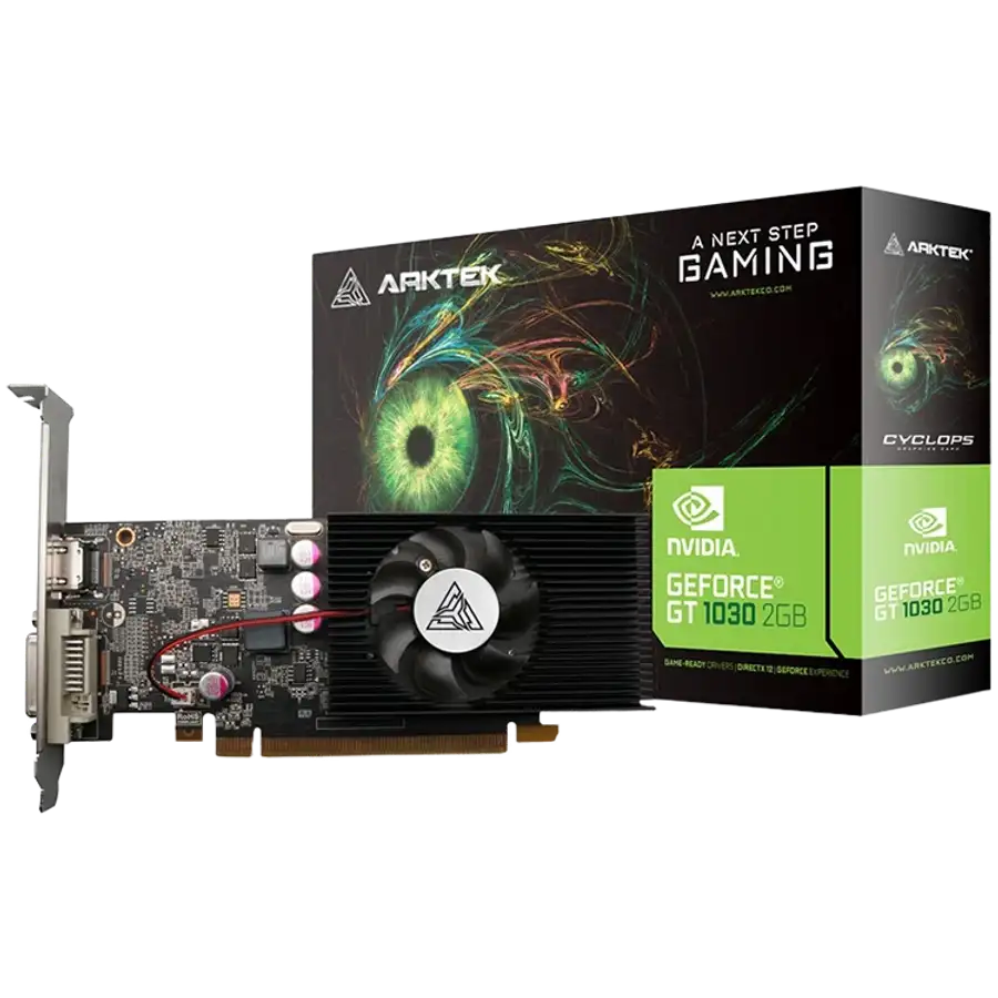 Arktek GT1030 DDR4 4GB Low Profile GPU