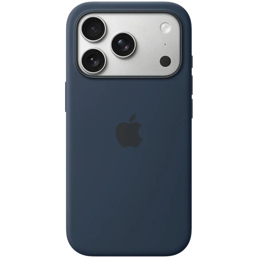 Husă Apple din silicon cu MagSafe pentru iPhone 17 Pro, Midnight – photo 1