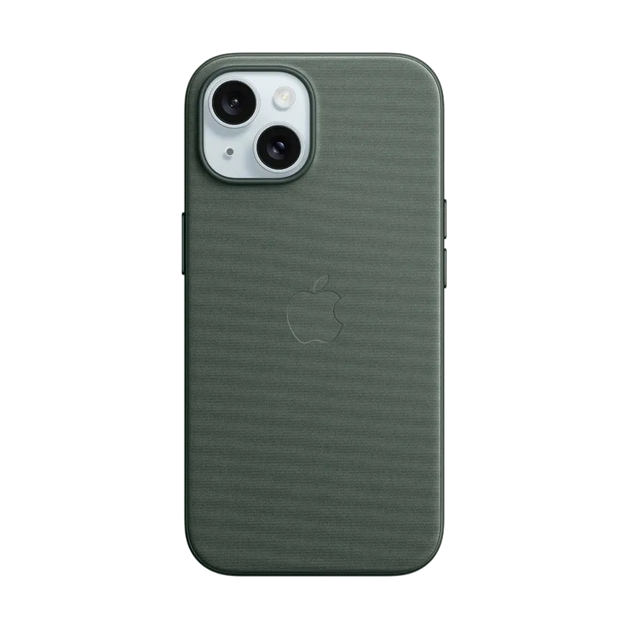 Чехол Apple FineWoven с MagSafe для iPhone 15, Evergreen – photo 1