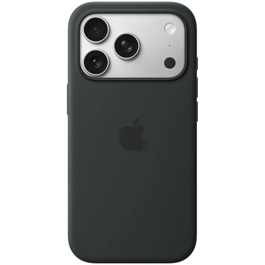 Чехол Apple силиконовый с MagSafe для iPhone 17 Pro, Чёрный – photo 1