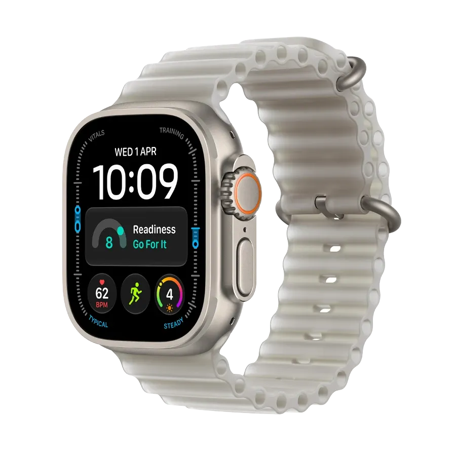 Apple Watch Ultra 4 GPS + Cellular,  Translucent Gray Ocean Band, 49мм, Natural – photo 1