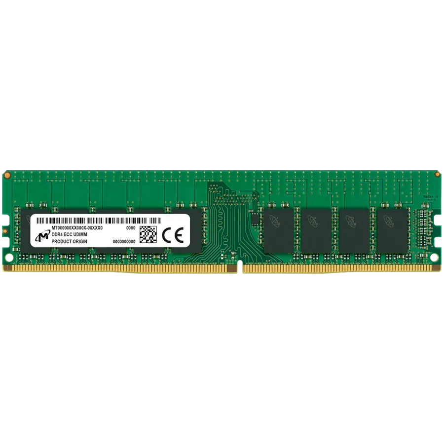 Micron DDR4 ECC UDIMM 32GB 2Rx8 3200 CL22 (16Gbit) (Single Pack)