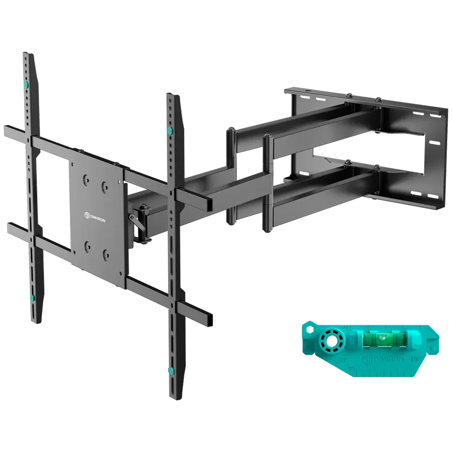 ONKRON TV WALL MOUNT BRACKET FOR 42” – 110 INCH LCD LED OLED SCREENS, BLACK