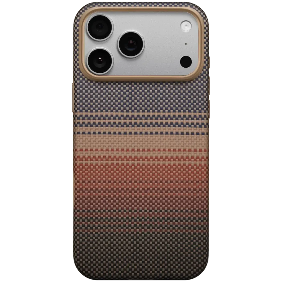 PITAKA Защитный чехол Aramid ProGuard с MagSafe Sunset для iPhone 17 Pro Max – photo