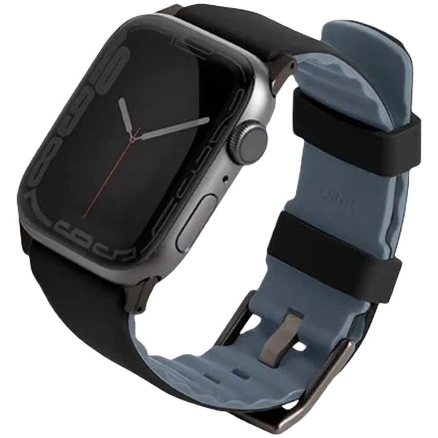 UNIQ Linus Airosoft Band  for Apple Watch 38/40/41 mm, Սև – photo