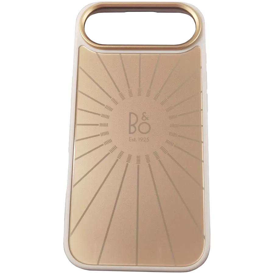 B&O BY ASBIS Case Glass version with MagSafe Gold Tone for iPhone Air – photo
