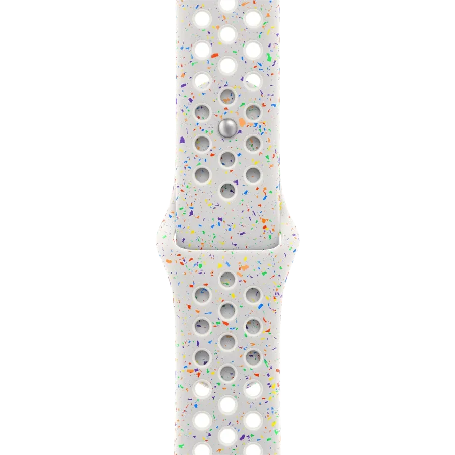 Apple 40mm Nike Sport Band - S/M & M/L for Apple Watch 40 mm, Size M/L, Чистая платина – photo 1