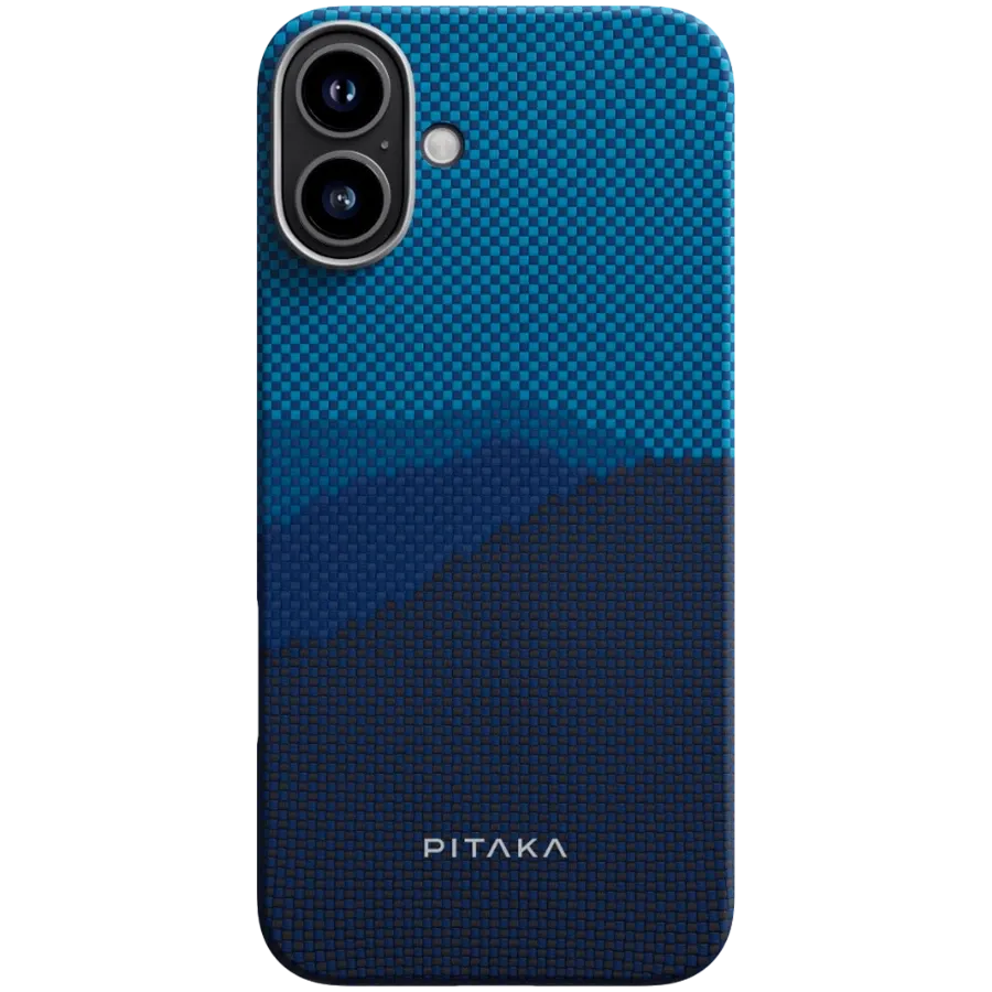 PITAKA Чехол Tactile Woven с MagSafe Over The Horizon для iPhone 16 Plus – photo