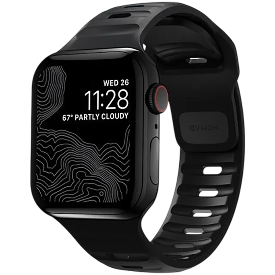 Kəmər NOMAD Apple Watch üçün, 38/40/41 mm, Marine Black – photo